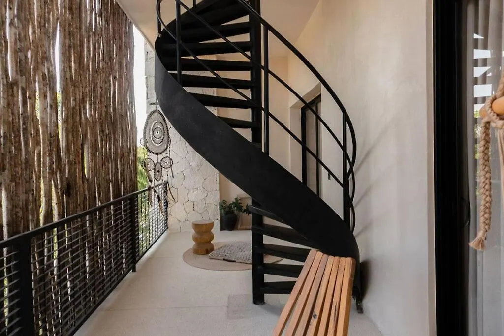 图卢姆Casa Coba Sol Penthouse Pool Aldea Zama公寓 公寓 图卢姆
